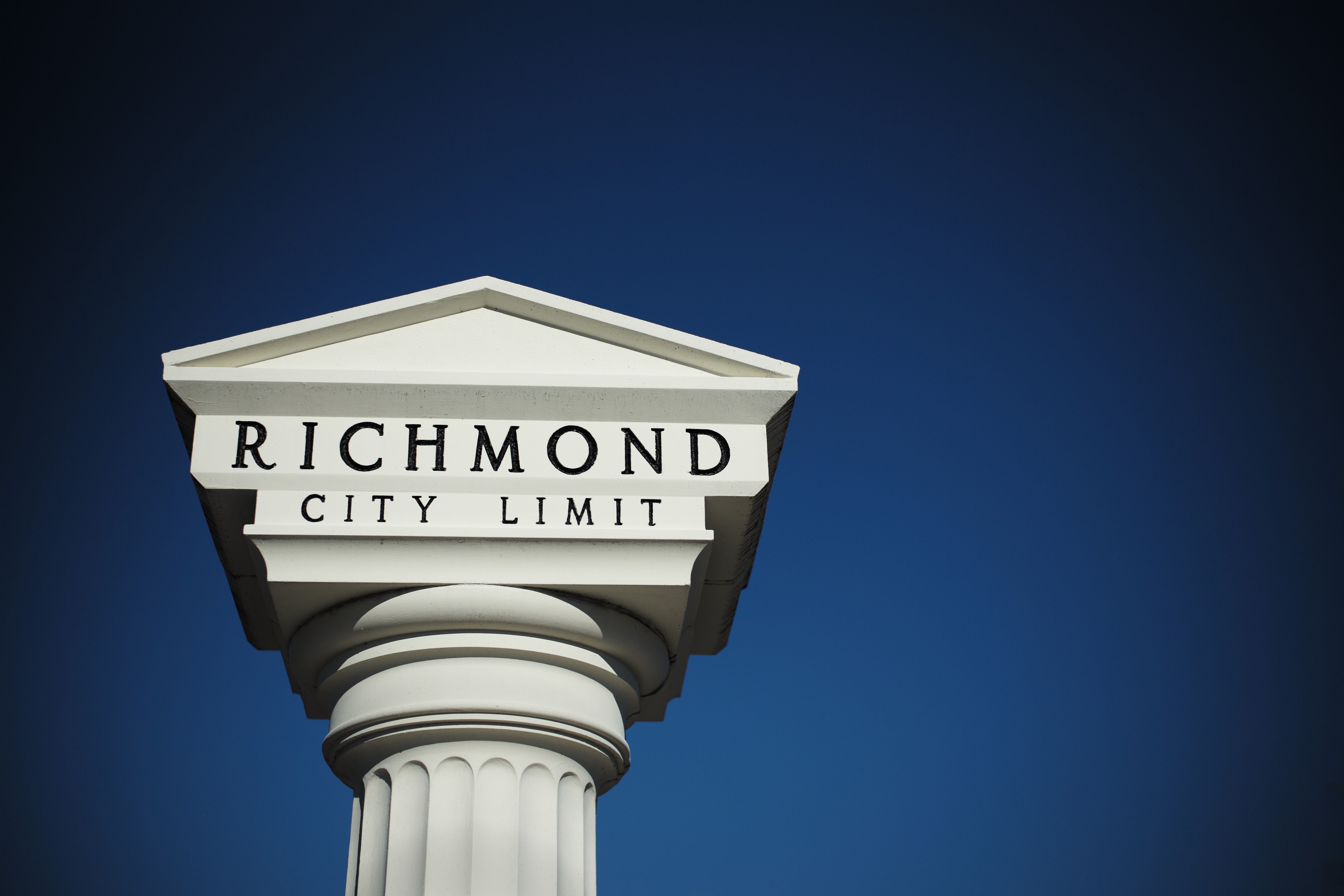 City Limit Welcome Sign - Richmond Virginia Photography