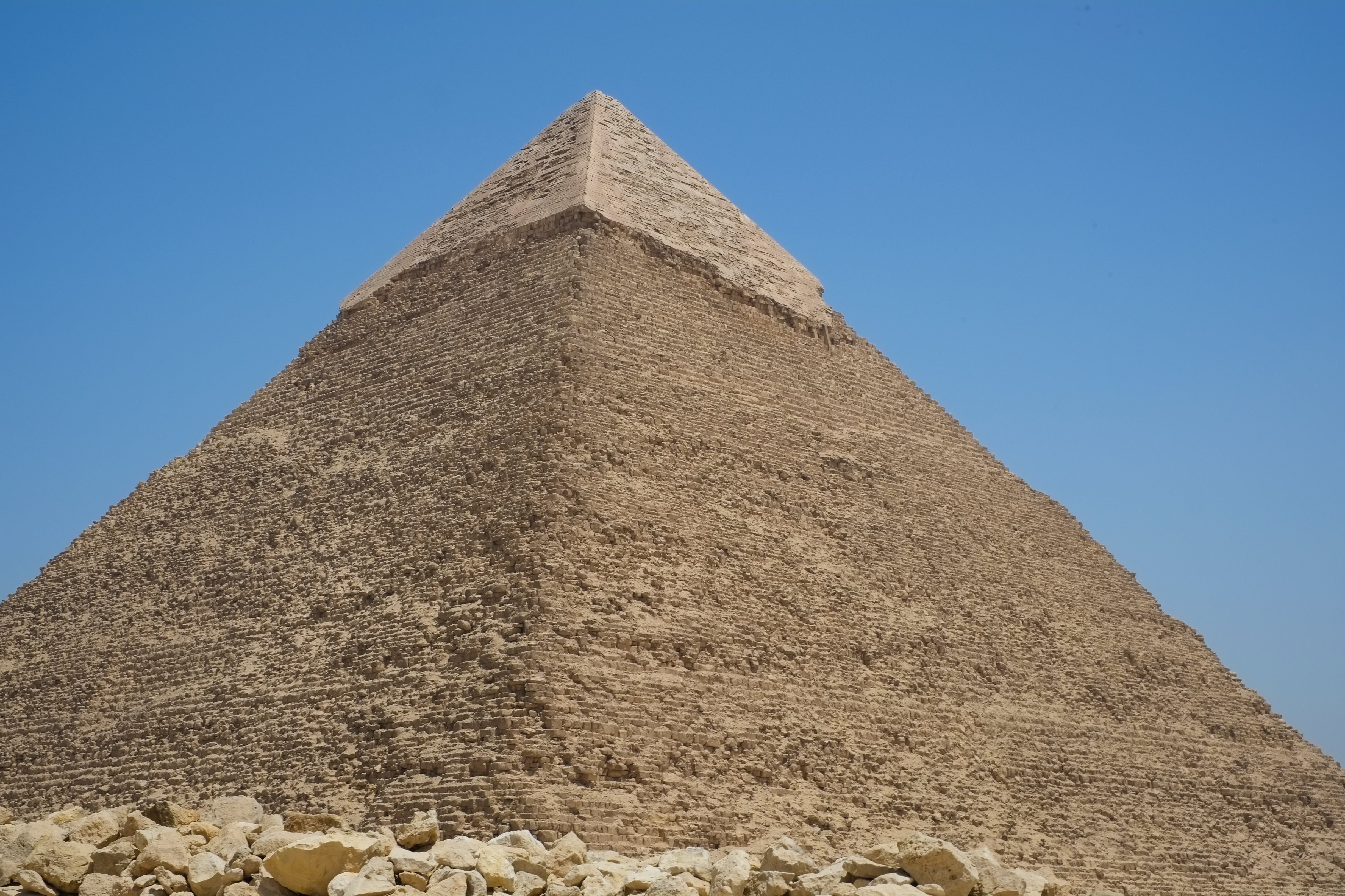 Great Pyramid Stone Blocks - Giza Egypt Architecture Photography