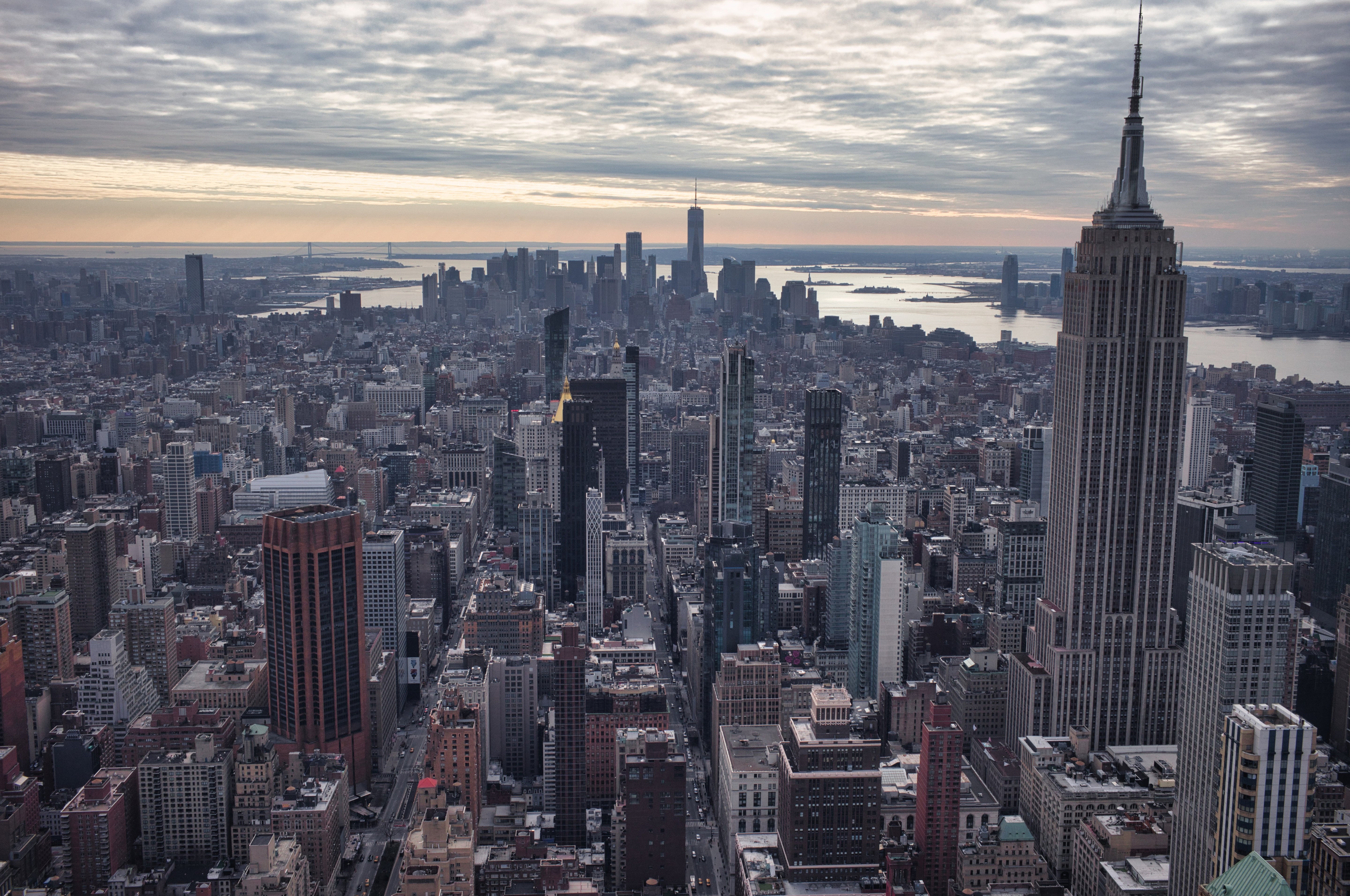 New York City Aerial Skyline - One World Trade Center Photography