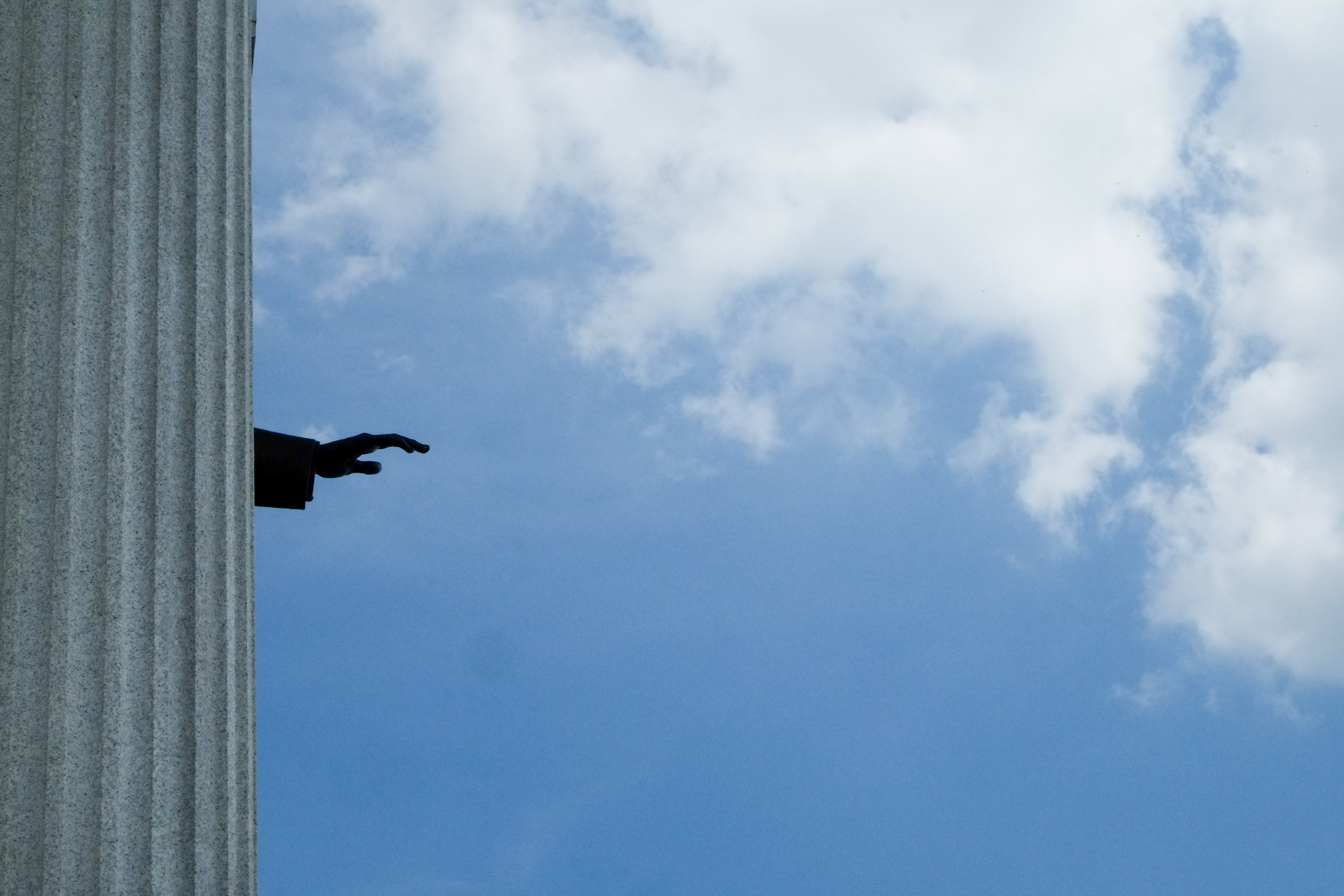 Lincoln Statue Reaching Hand - Gettysburg Monument Photography