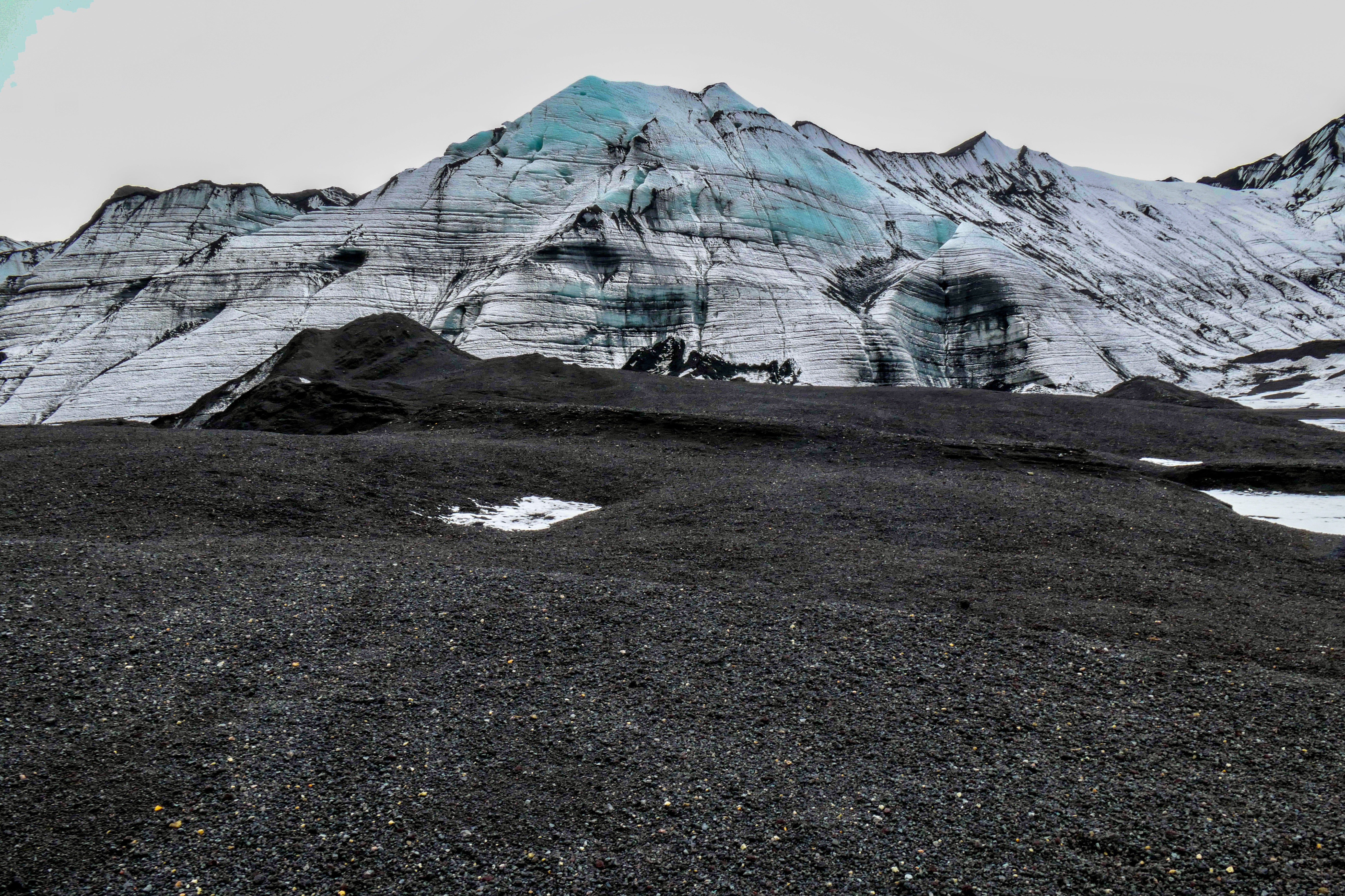 Ash-Streaked Glacier - Iceland Sólheimajökull Landscape Photography