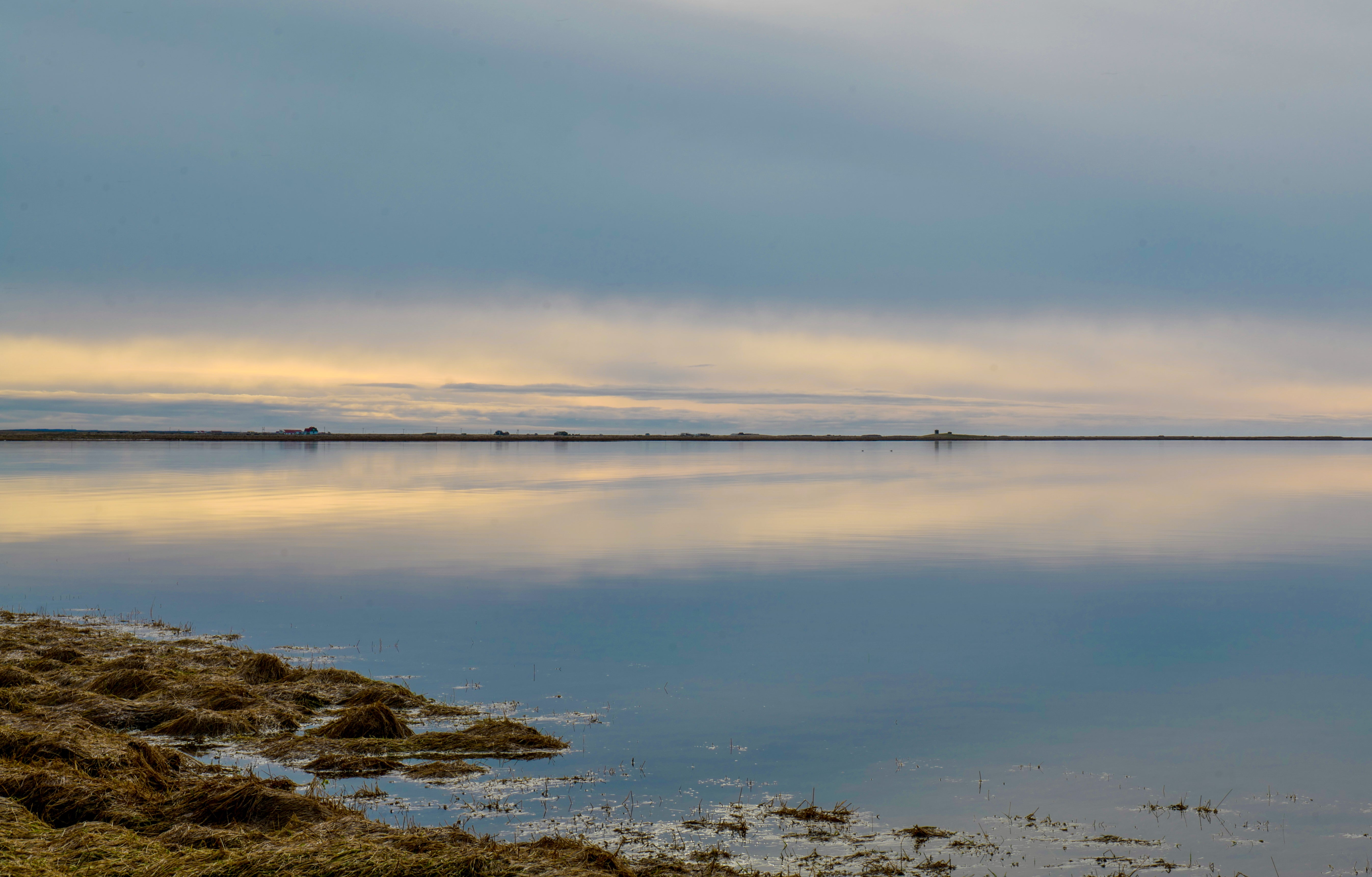 Tranquil Lake at Sunset - Iceland Reflection Landscape Photography