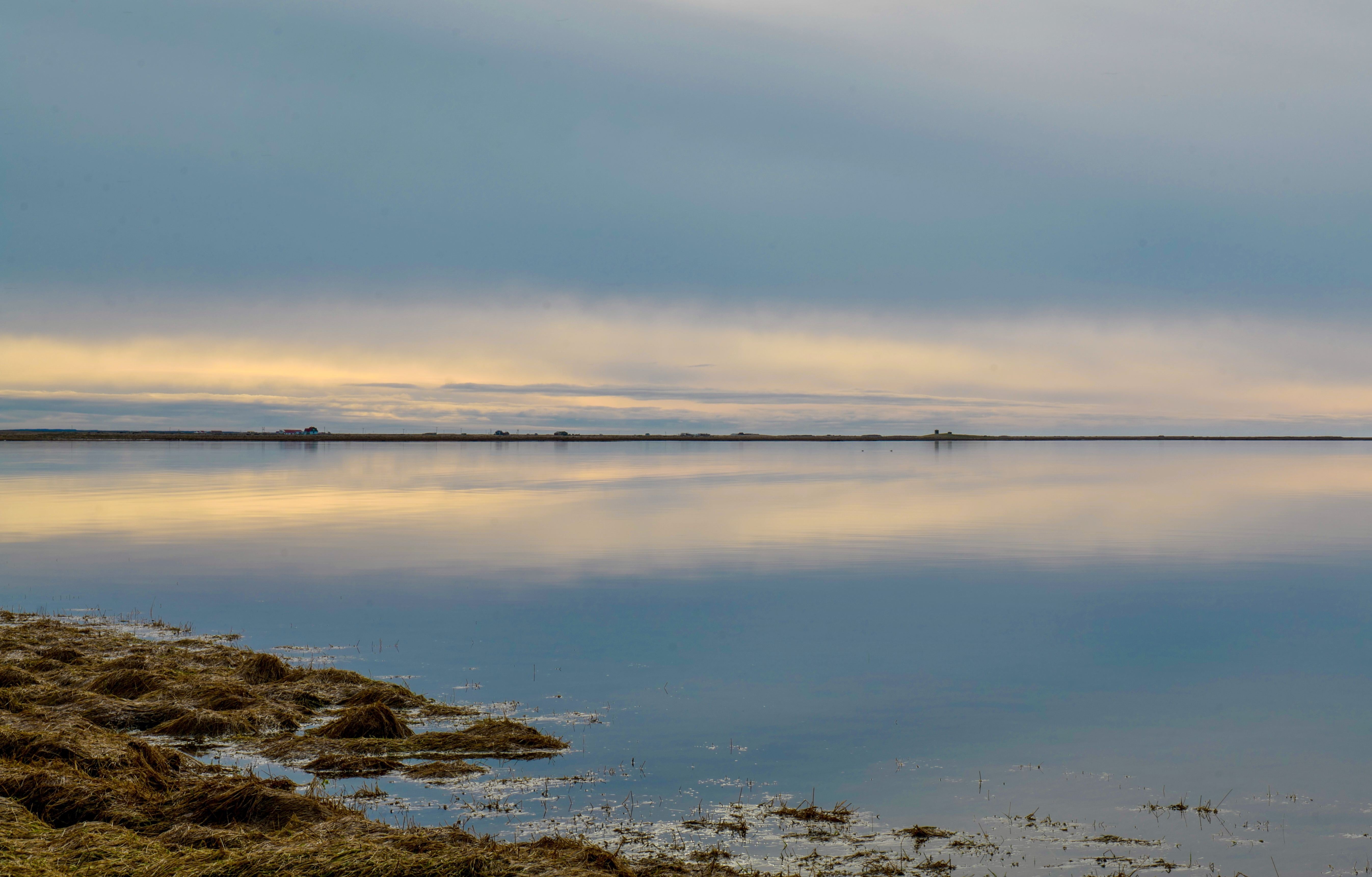 Tranquil Lake at Sunset - Iceland Reflection Landscape Photography