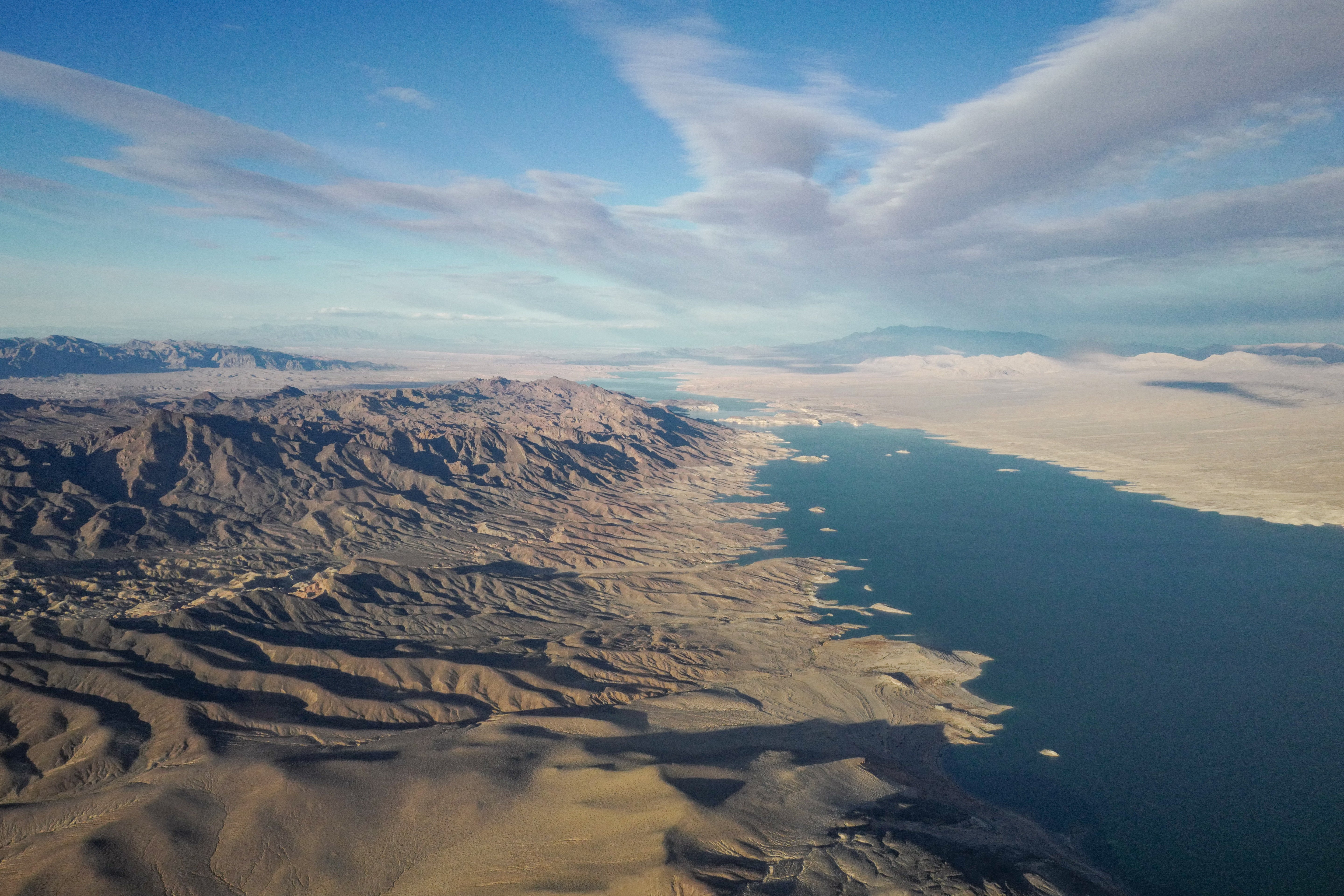 Lake Mead Desert Aerial - Nevada Landscape Photography