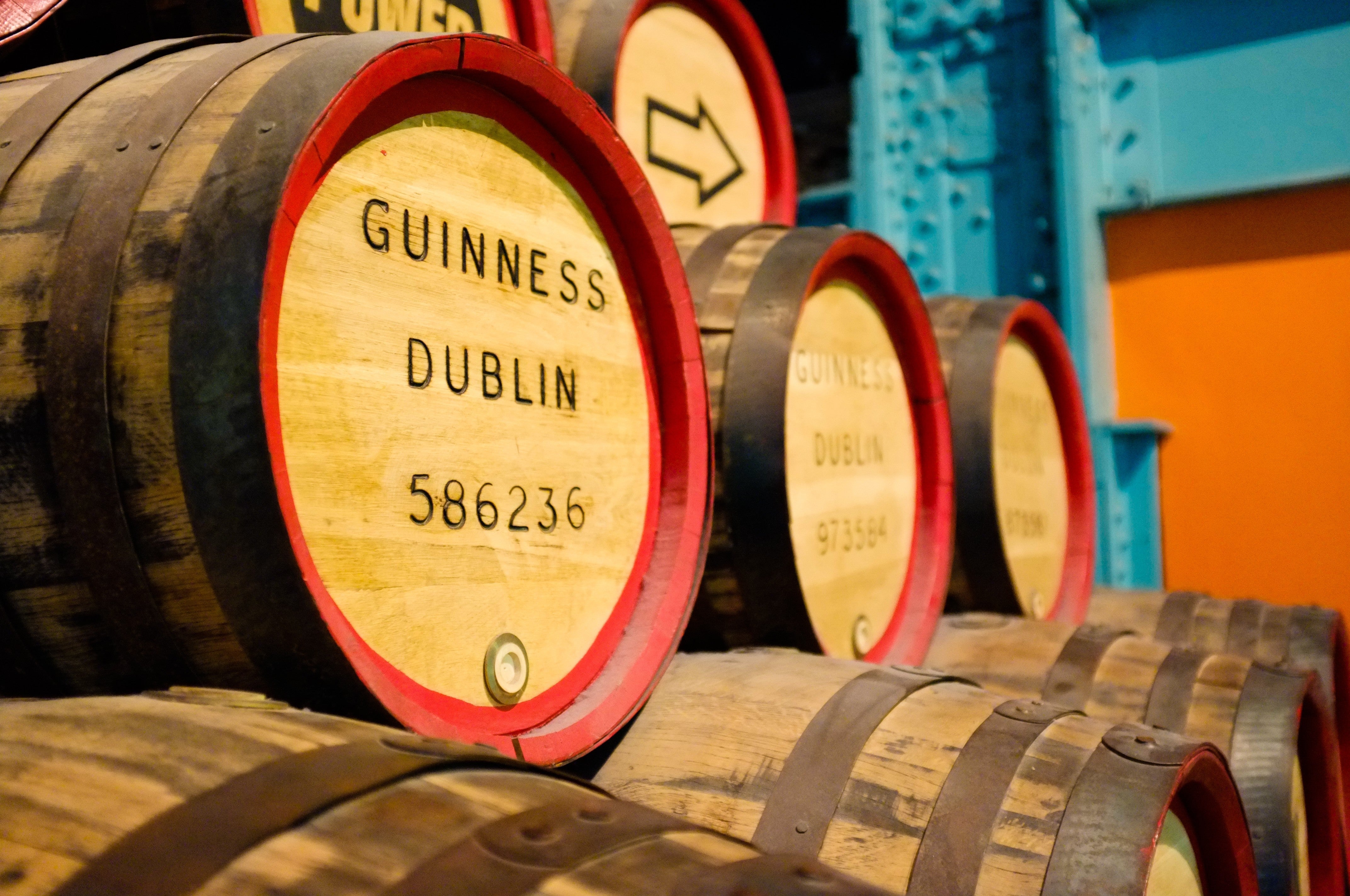 Guinness Barrel Stack - Dublin Storehouse Photography