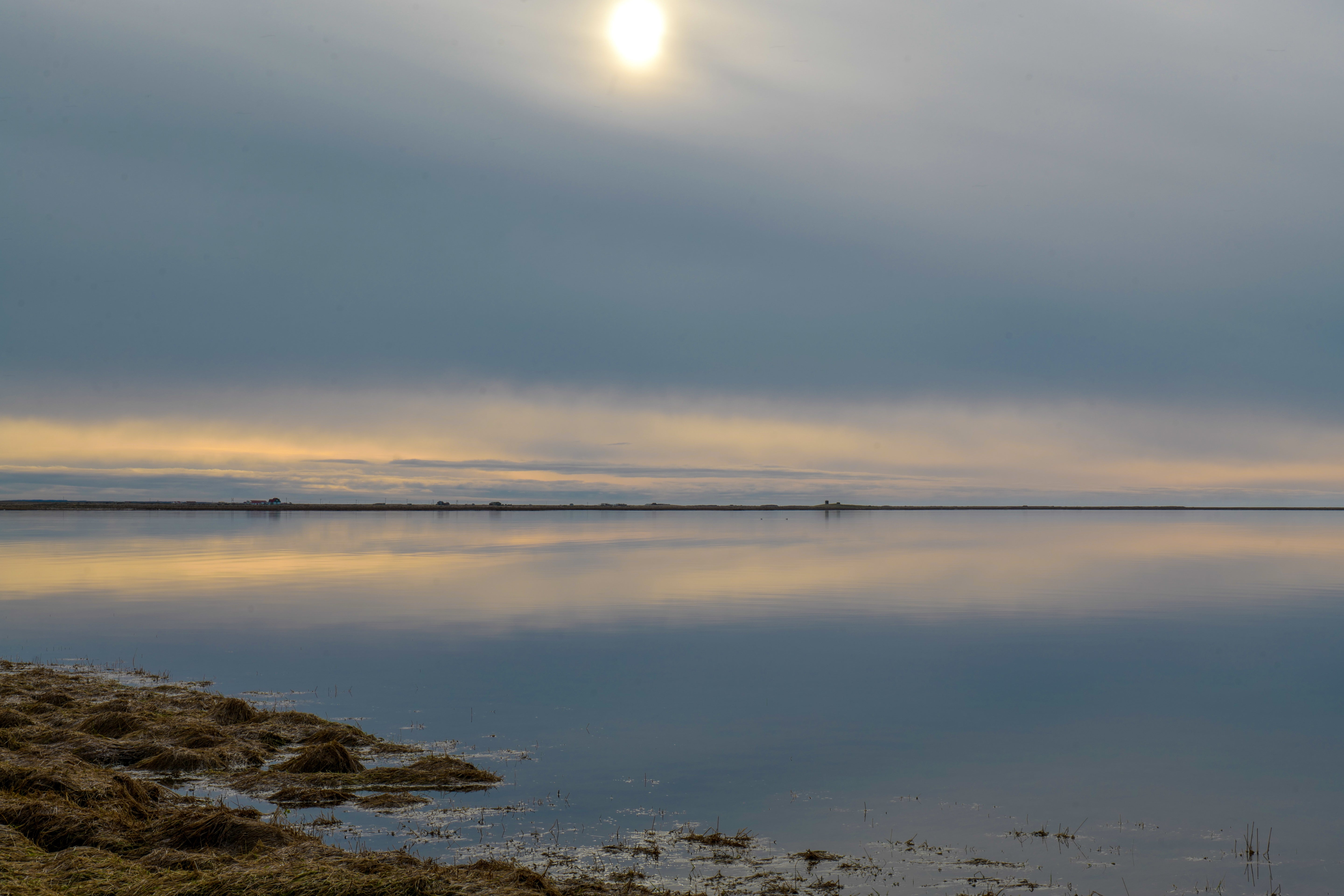 Dawn Over Still Water - Calm Coastal Seascape Photography