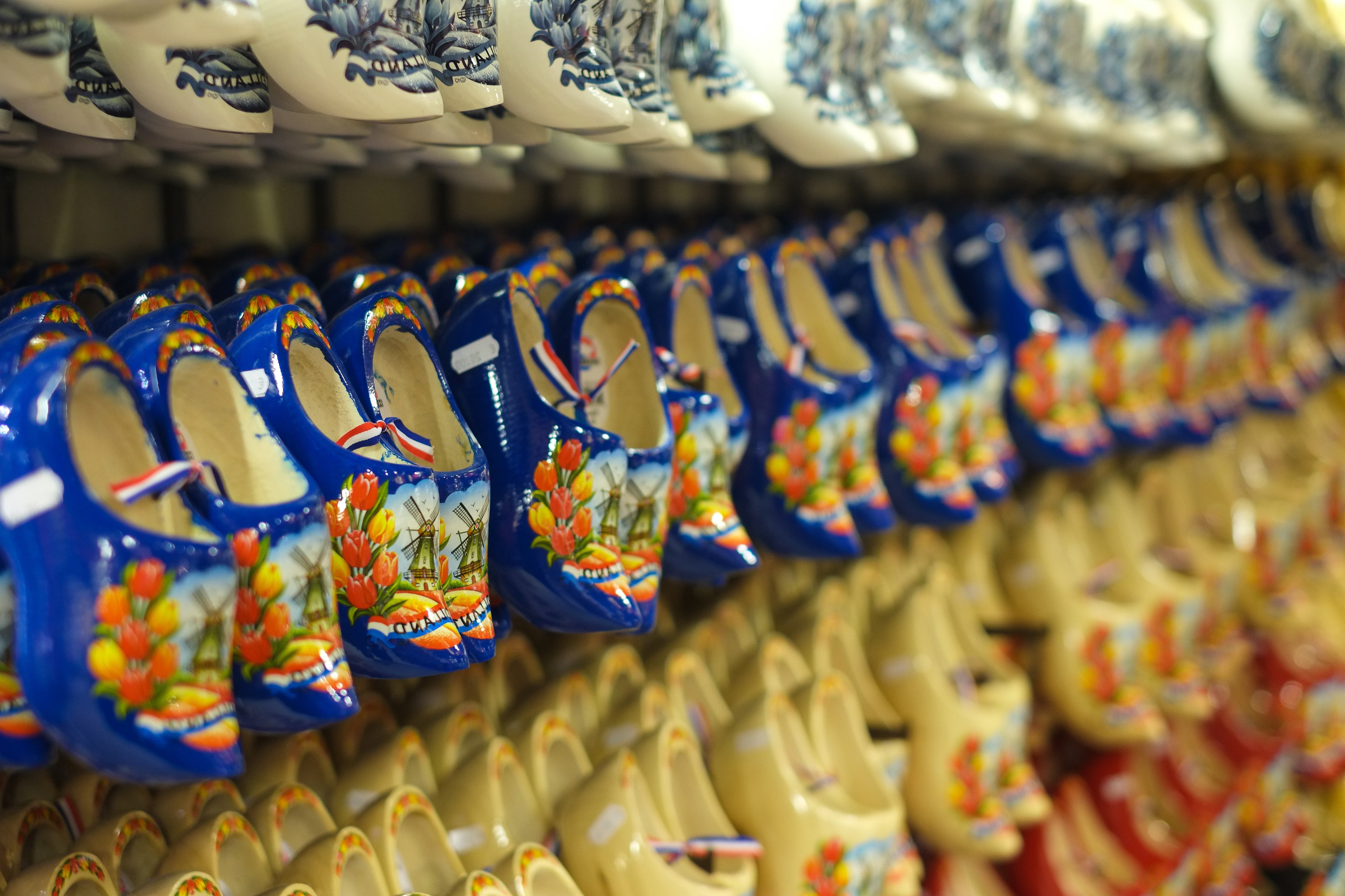 Painted Dutch Clogs - Netherlands Souvenir Color Photography