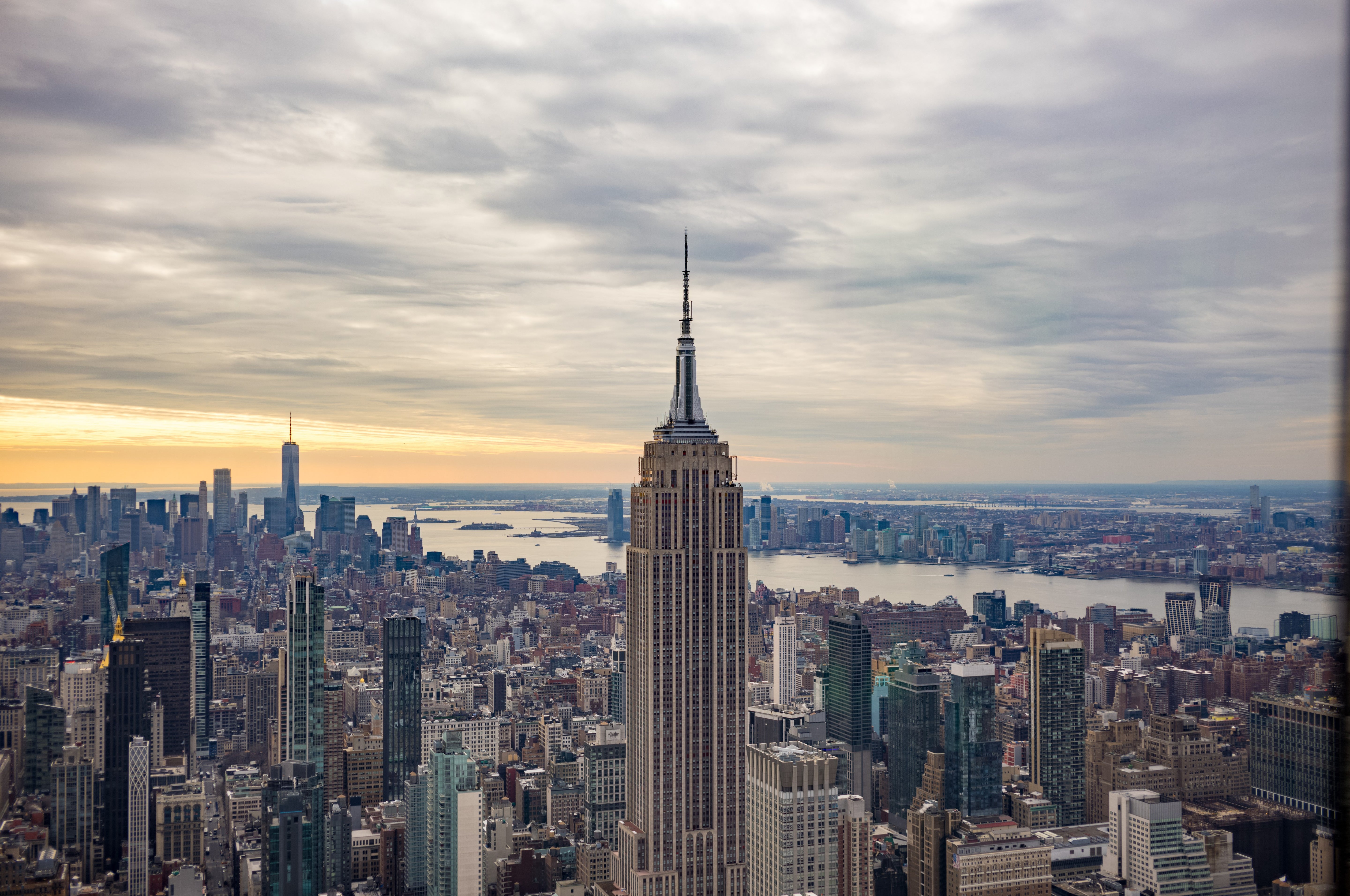 New York Skyline at Dusk - Empire State Building Photography
