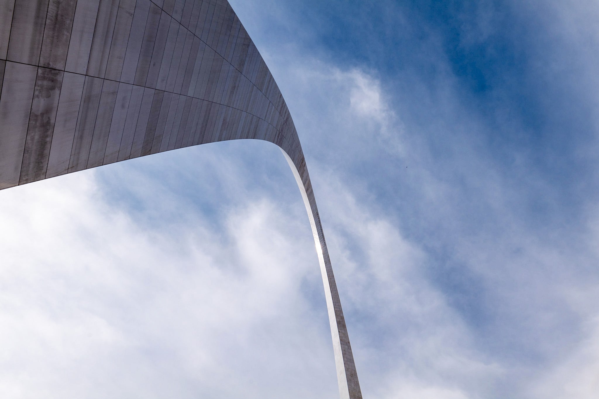Gateway Arch Curve - St. Louis Abstract Architecture Photography
