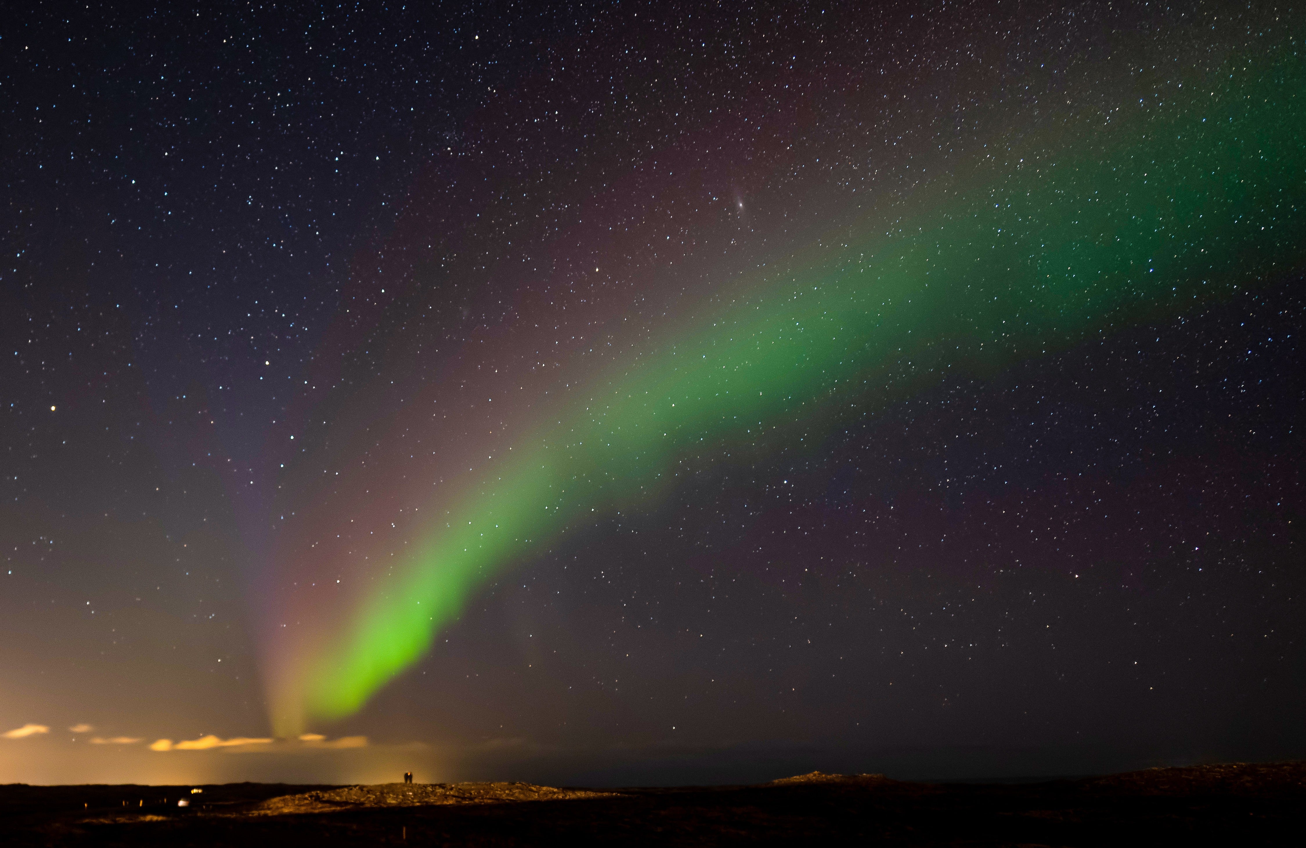 Love under the Arc Northern Lights Over Iceland
