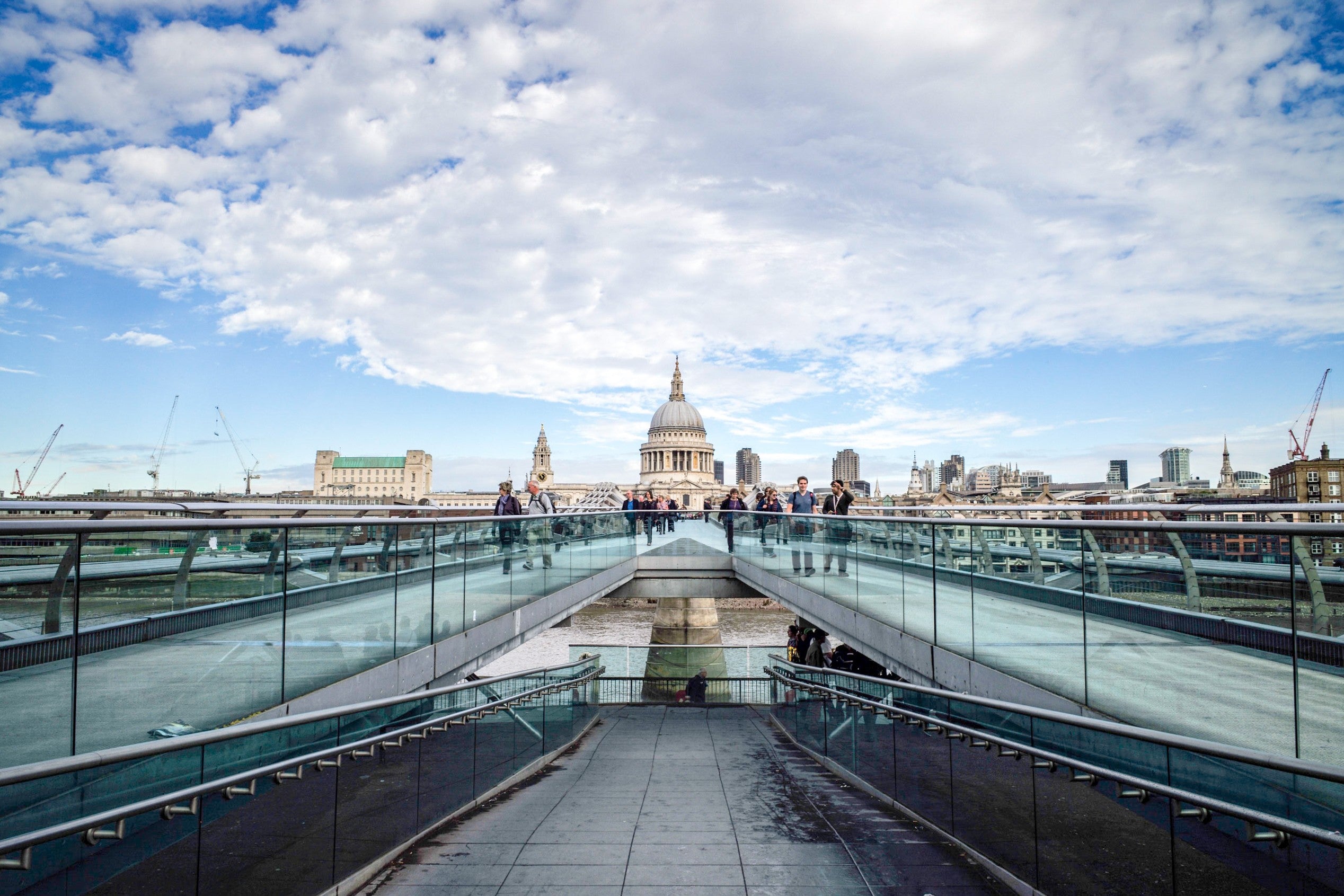 Straight to St Paul's The Millennium Bridge, London
