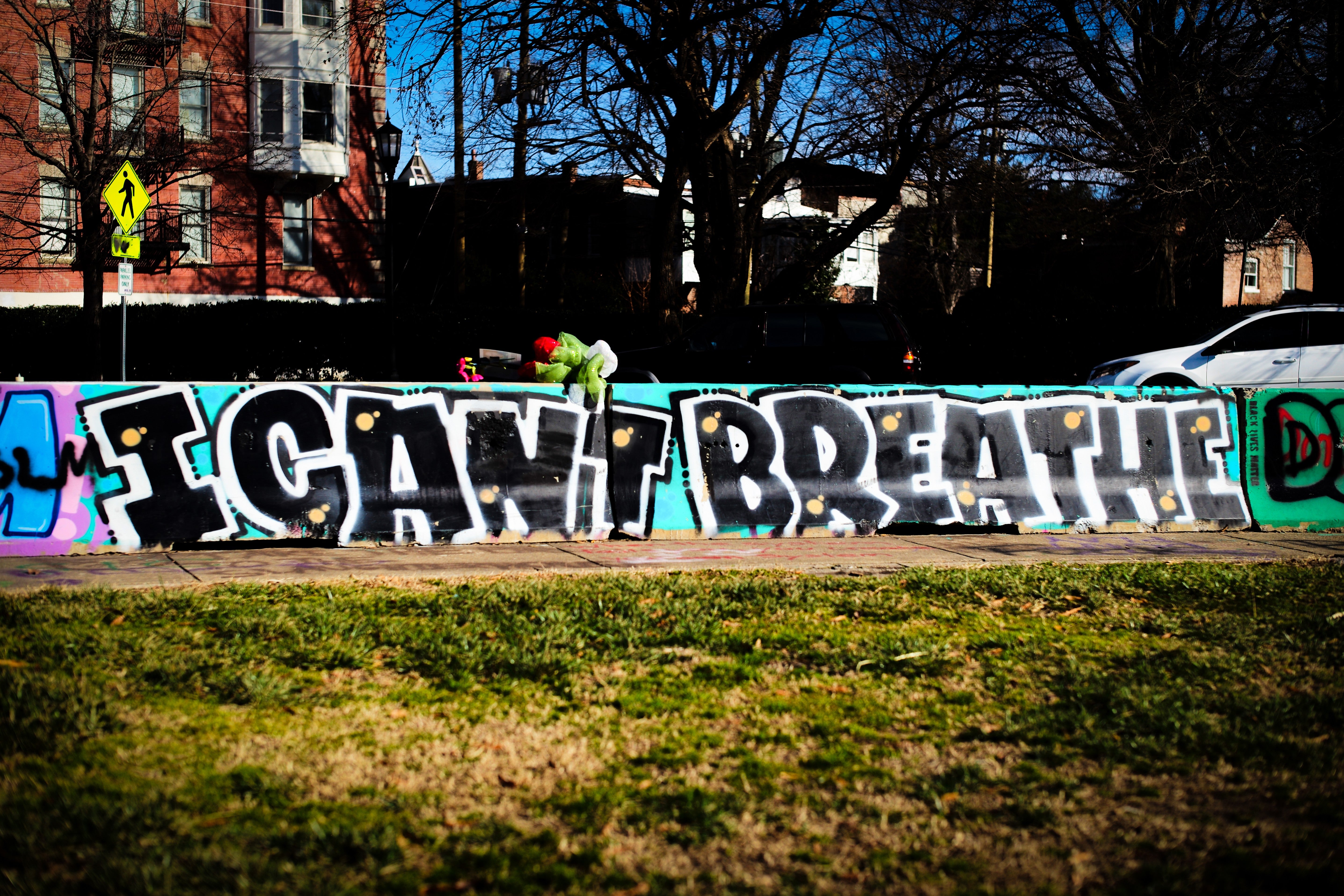 I Can't Breathe Street Memorial - Monument Avenue Richmond Photography