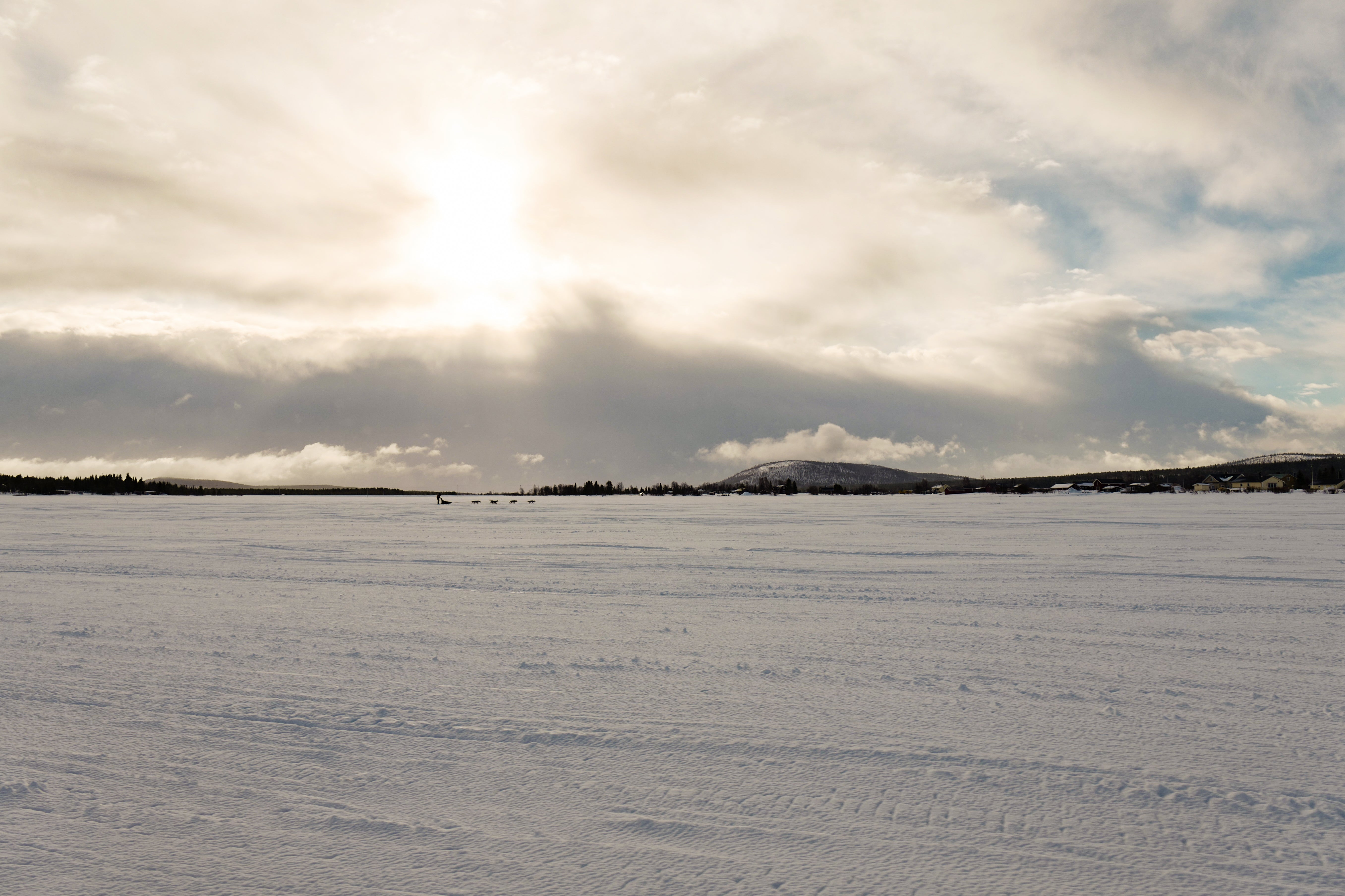 Frozen Torne River - Arctic Sweden Landscape Photography
