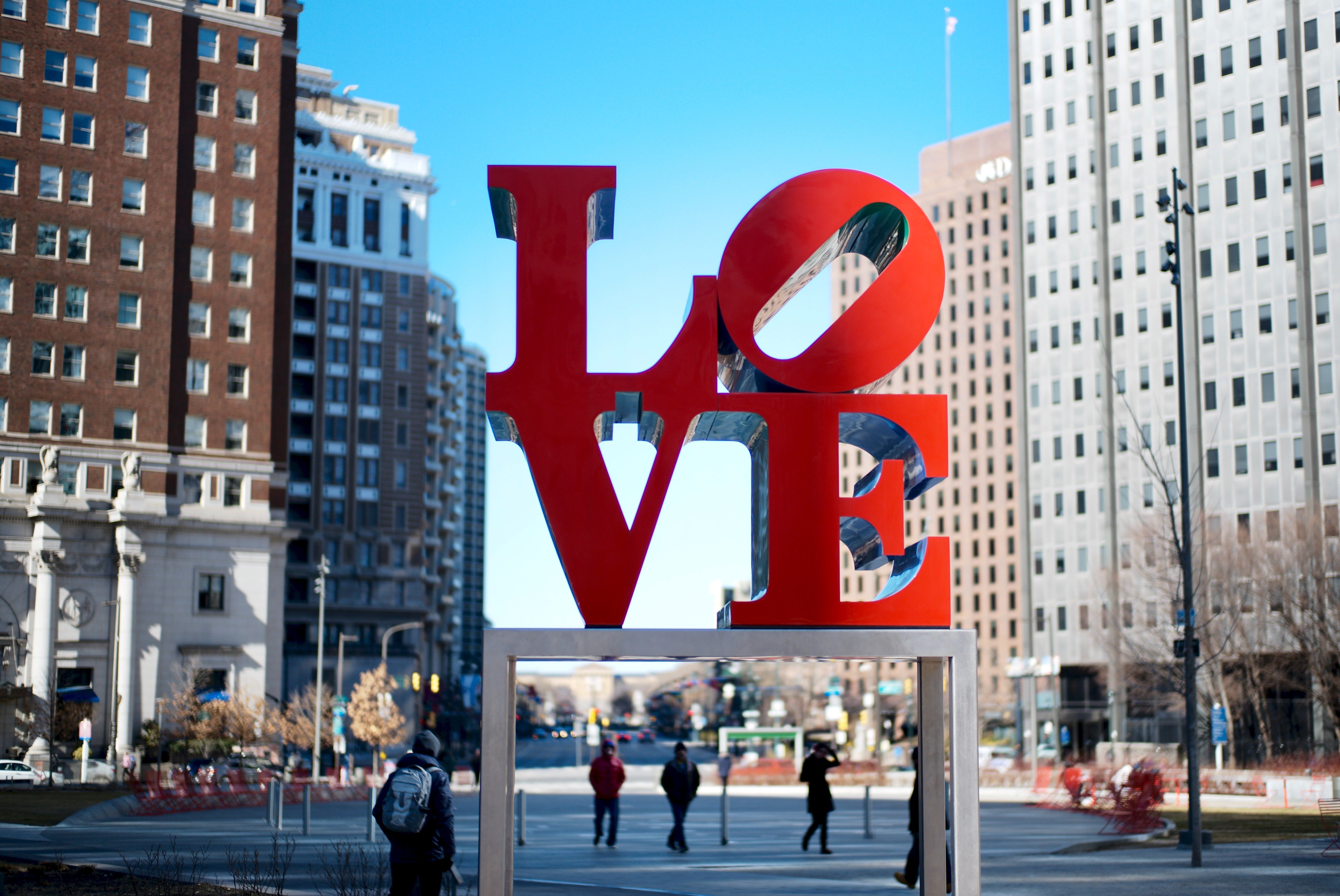 Philadelphia LOVE Sculpture - Iconic Pop Art Photography