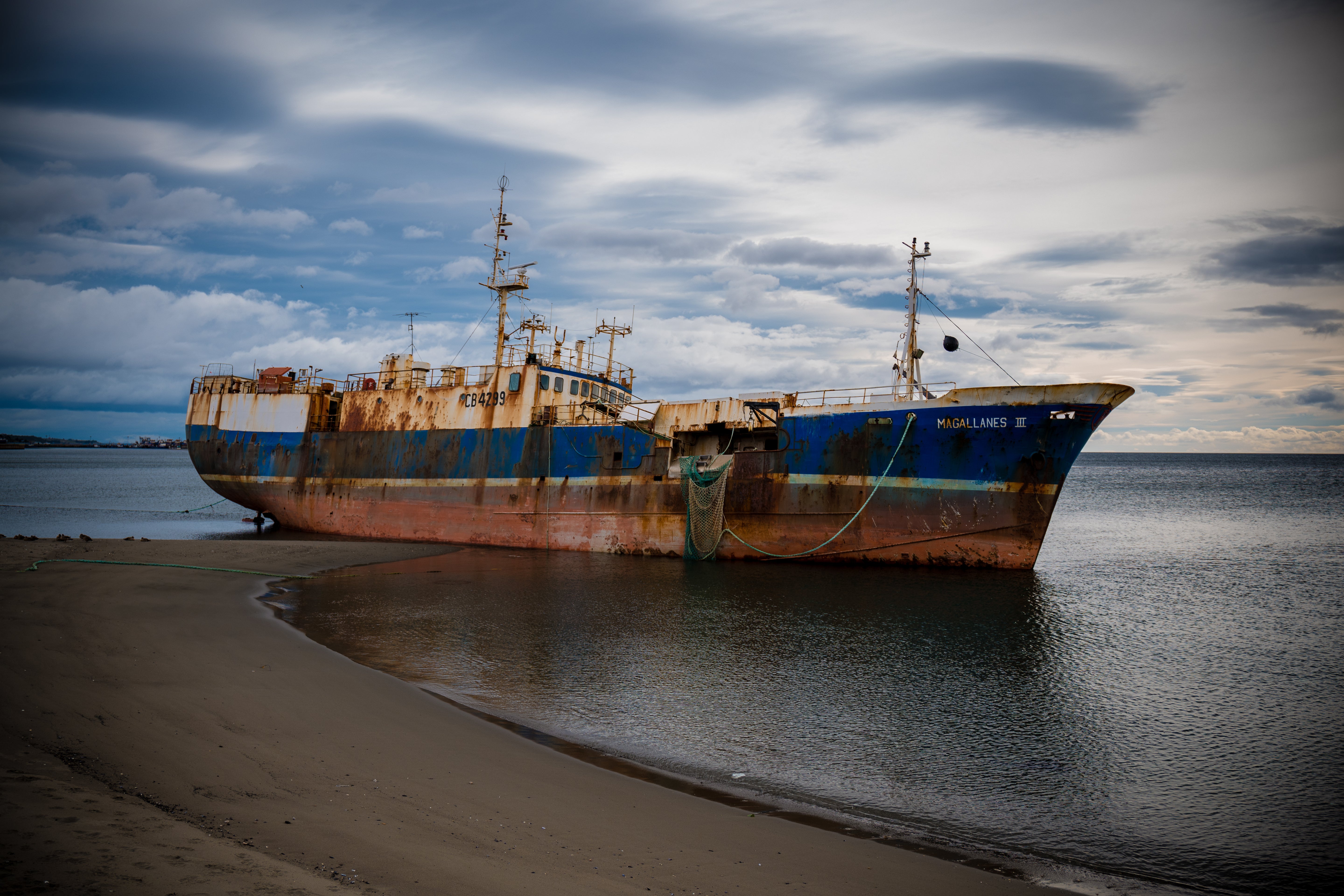 Magallanes III Shipwreck - Strait of Magellan Maritime Photography
