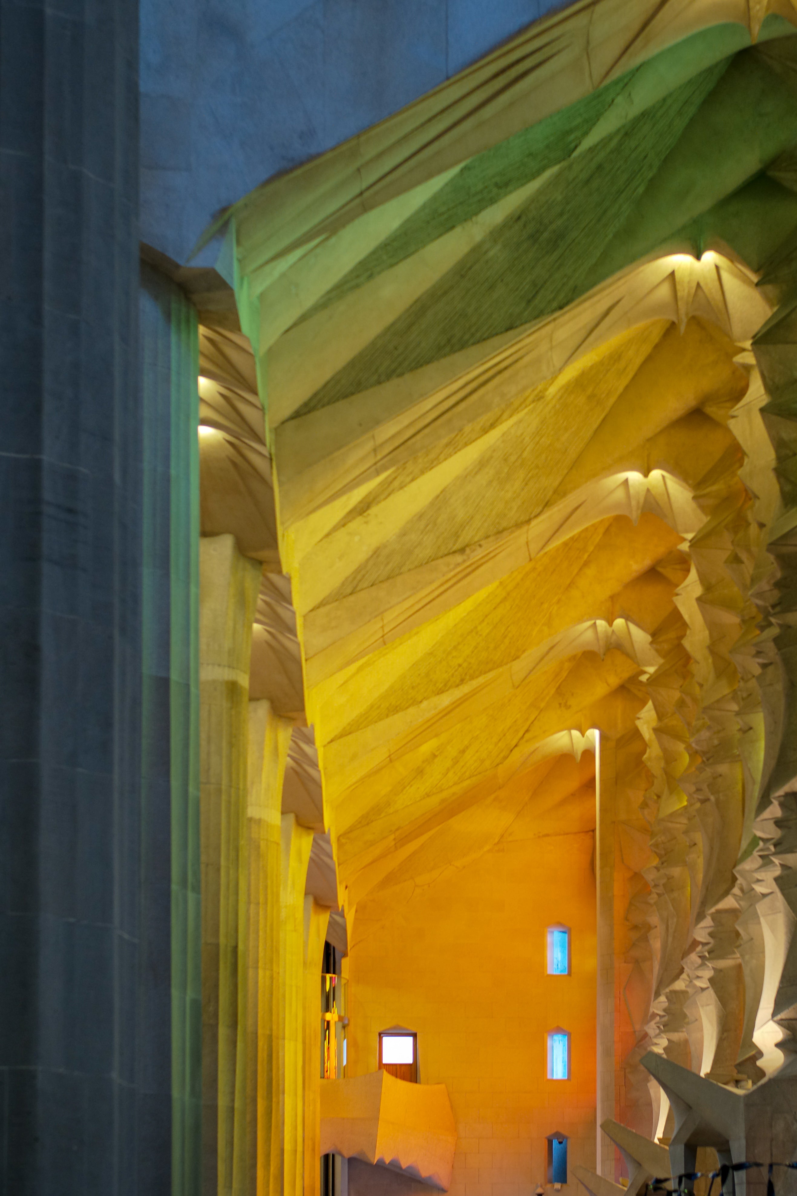 Sagrada Familia Stained Glass - Barcelona Rainbow Light Photography
