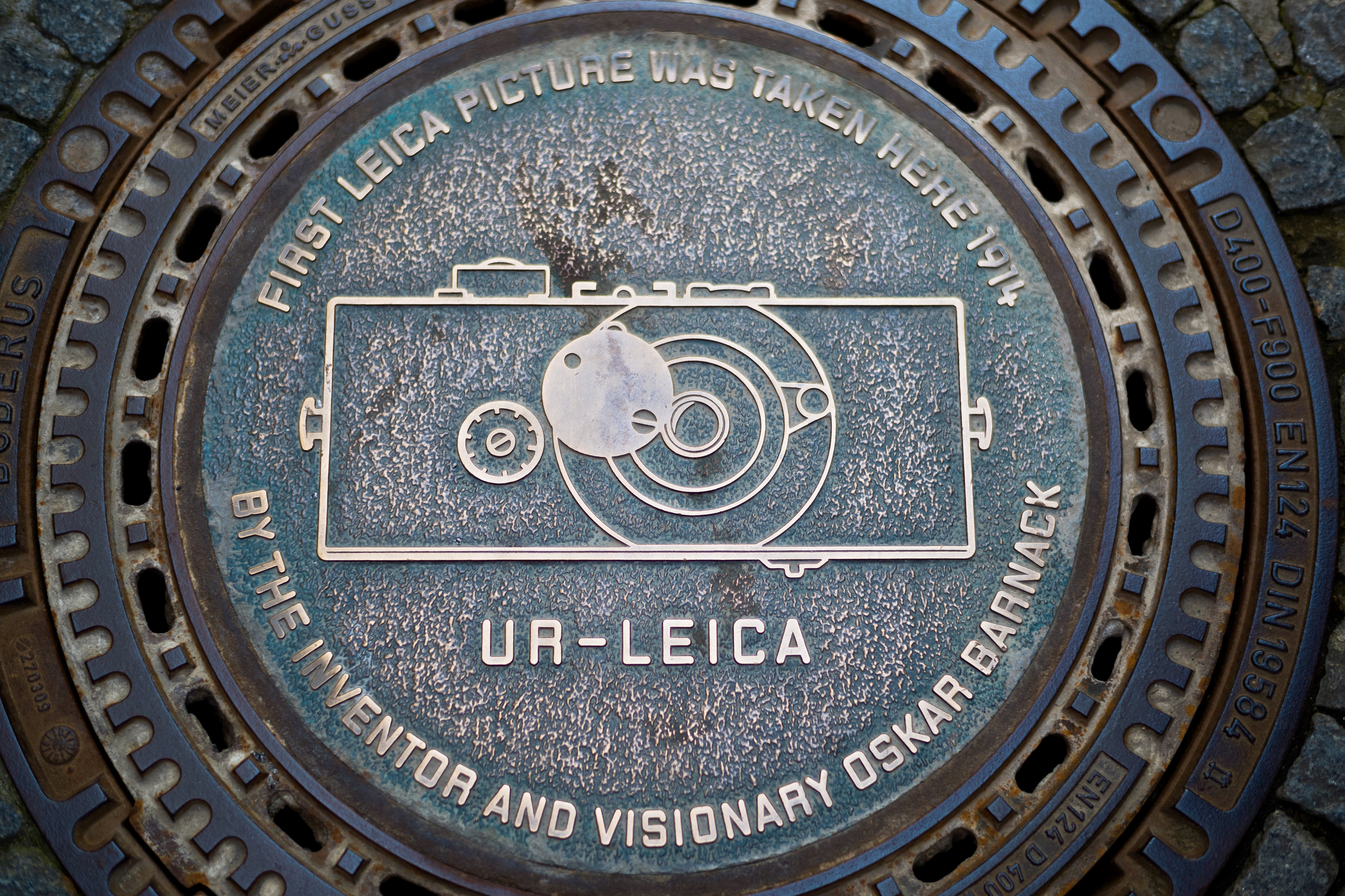 Ur-Leica Manhole Cover - Wetzlar Germany Photography