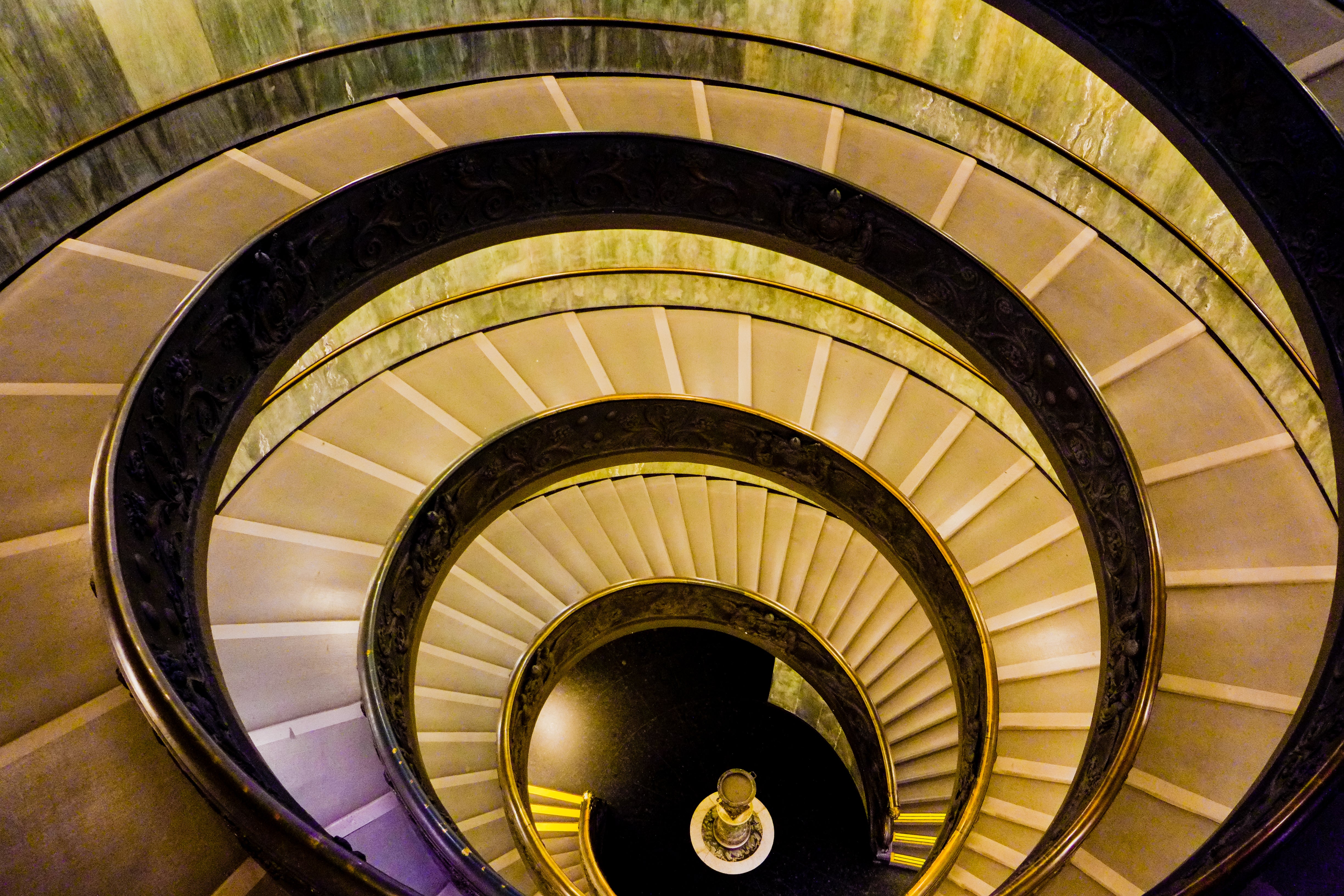 Bramante Staircase Vatican - Spiral Architecture Photography