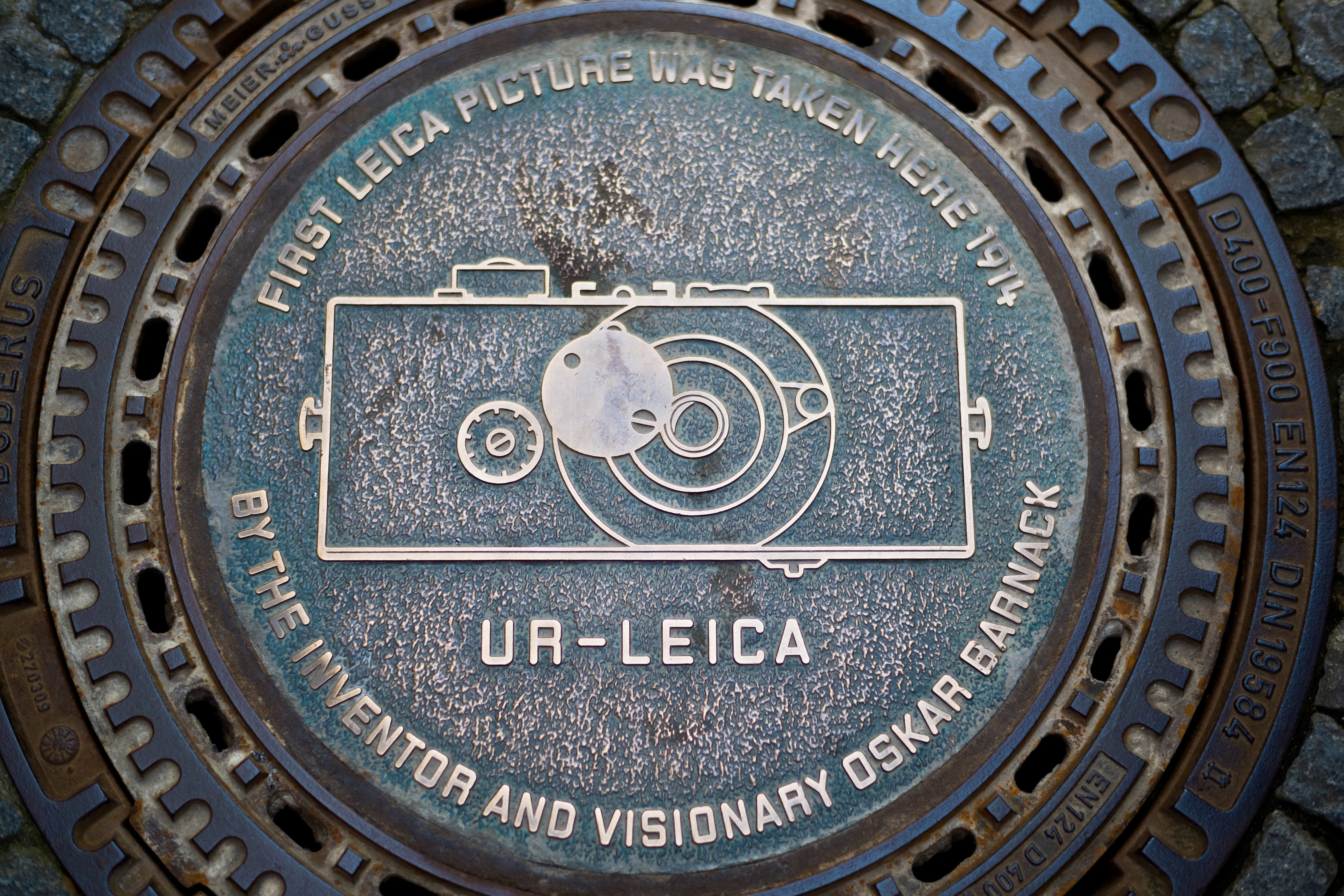 Ur-Leica Manhole Cover - Wetzlar Germany Photography